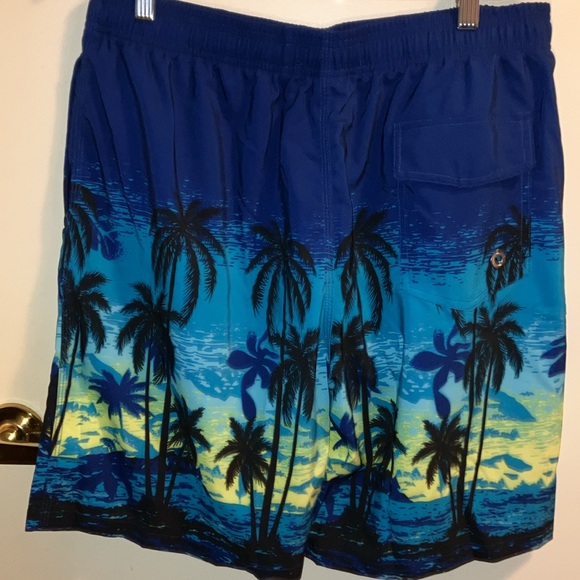 Tropical swim trunks Lg - Picture 2 of 7